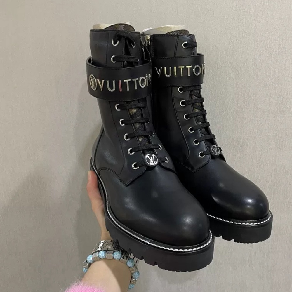 Louis Vuitton Calfskin Territory Boots
